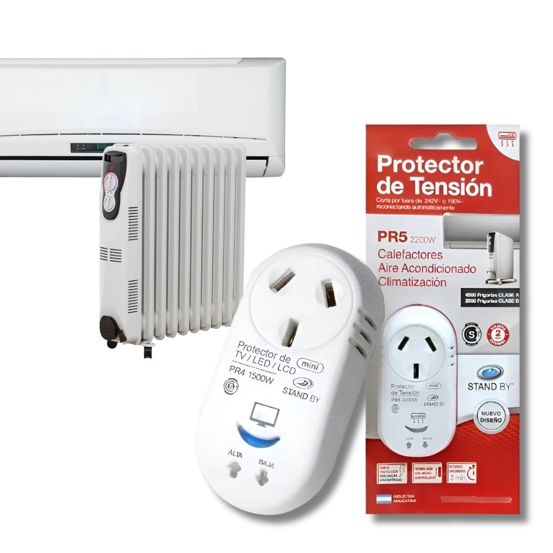 PROTECTOR DE TENSIÓN 2200W.10A.AIRE ACONDICIONADO/PR5XUN
