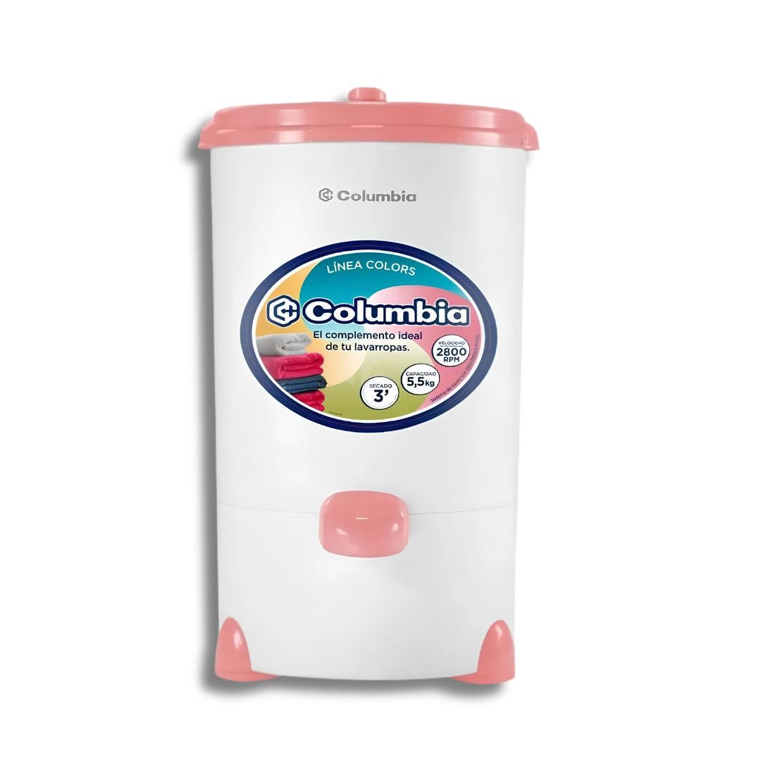SECARROPAS CENTRIFUGO PVC 5.5KG T.ACERO COLOR/COLUMBIAXUN